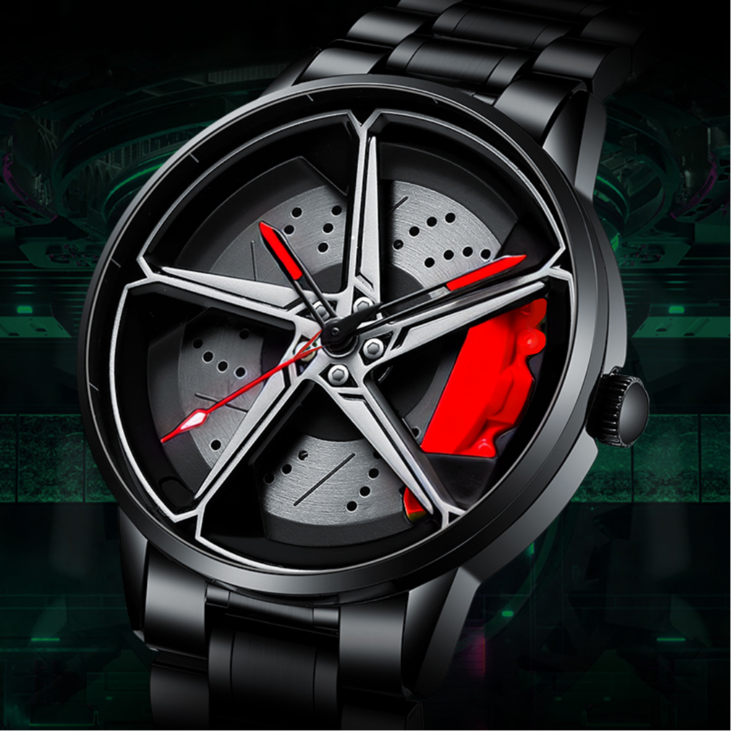 Racing Series Wheel Rim Dial Watches