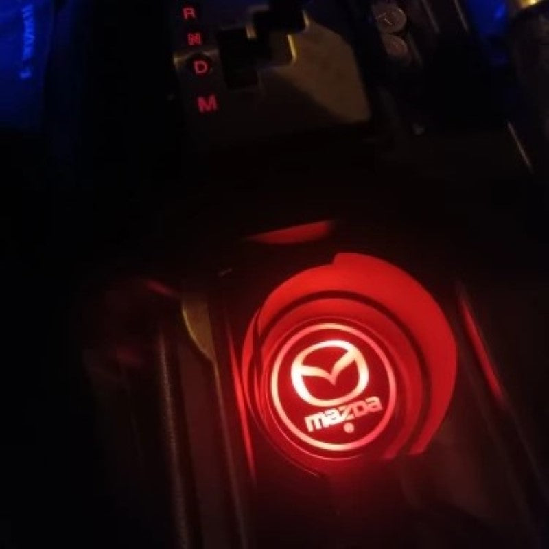 Vehicle Cup Holder with LED Illumination