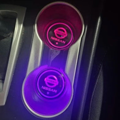 Vehicle Cup Holder with LED Illumination