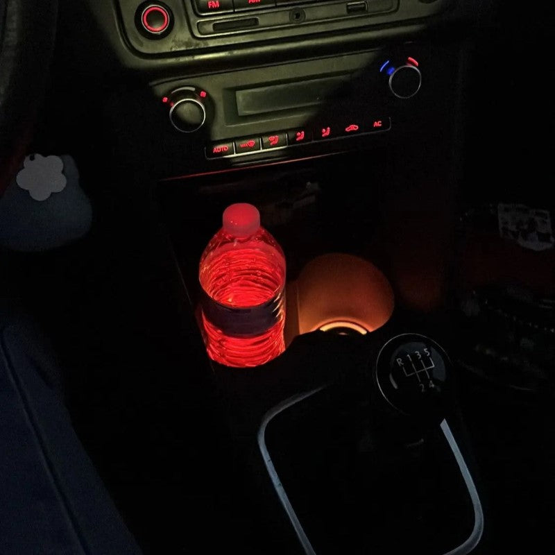 Vehicle Cup Holder with LED Illumination