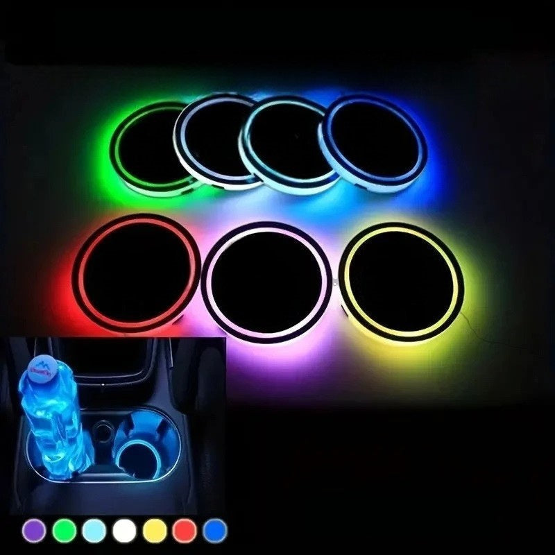 Vehicle Cup Holder with LED Illumination