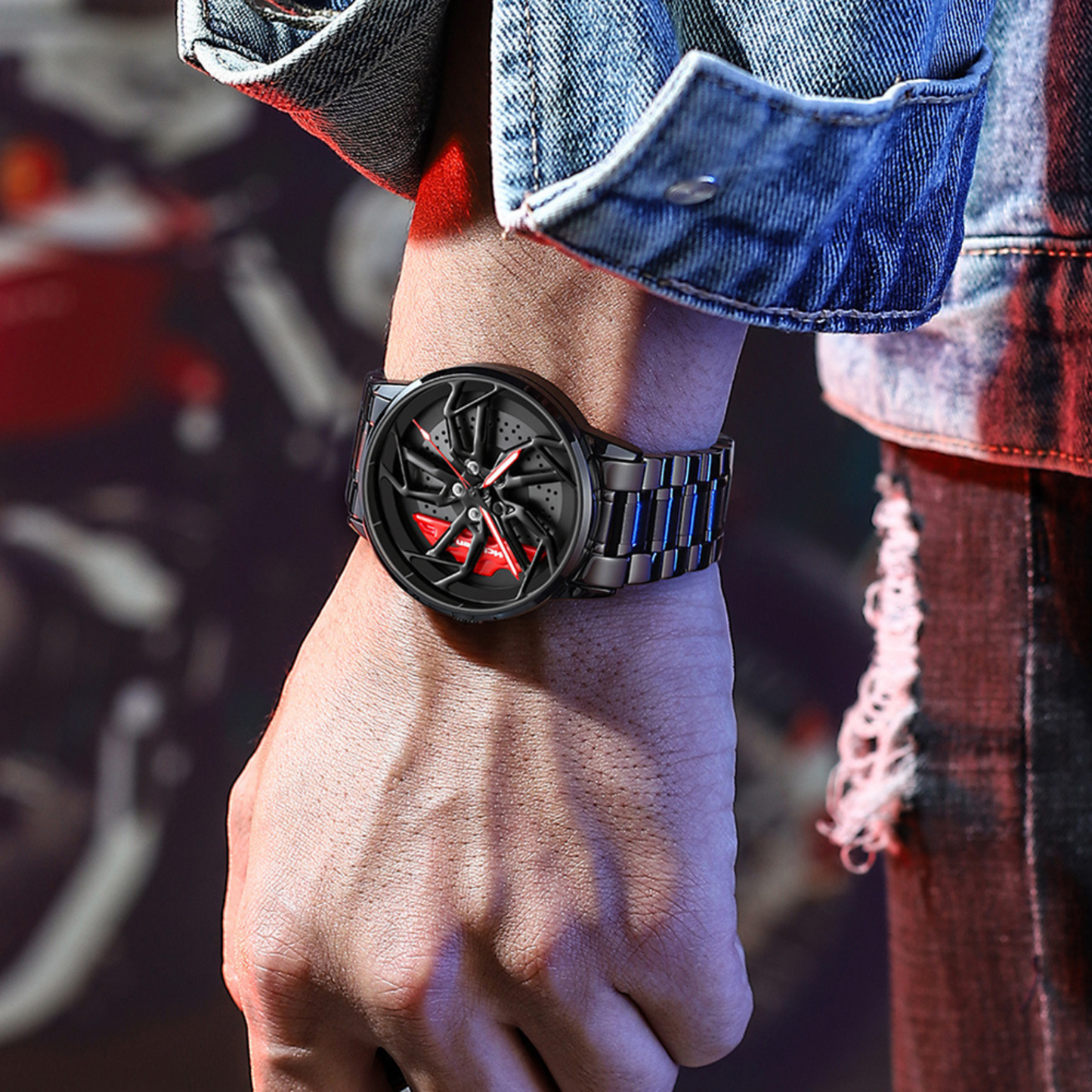 Racing Series Wheel Rim Dial Watches