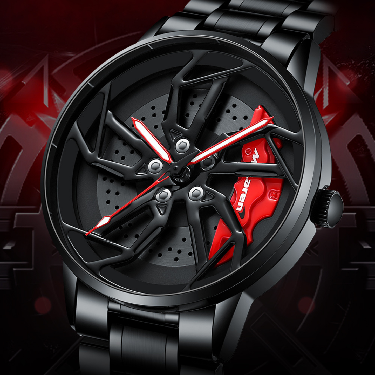 Racing Series Wheel Rim Dial Watches