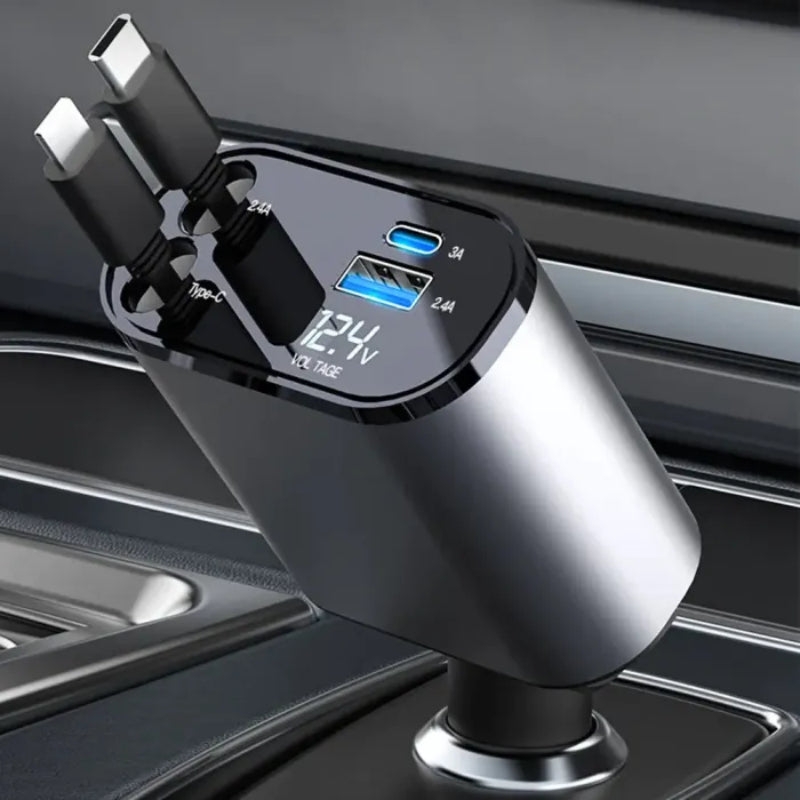 Retractable Car Phone Charger