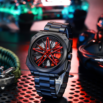 Racing Series Wheel Rim Dial Watches